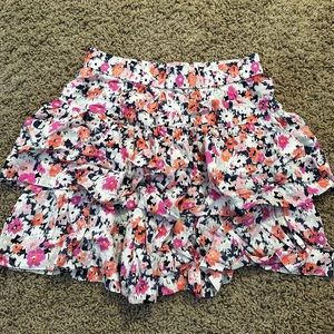 Floral Mini Skirt